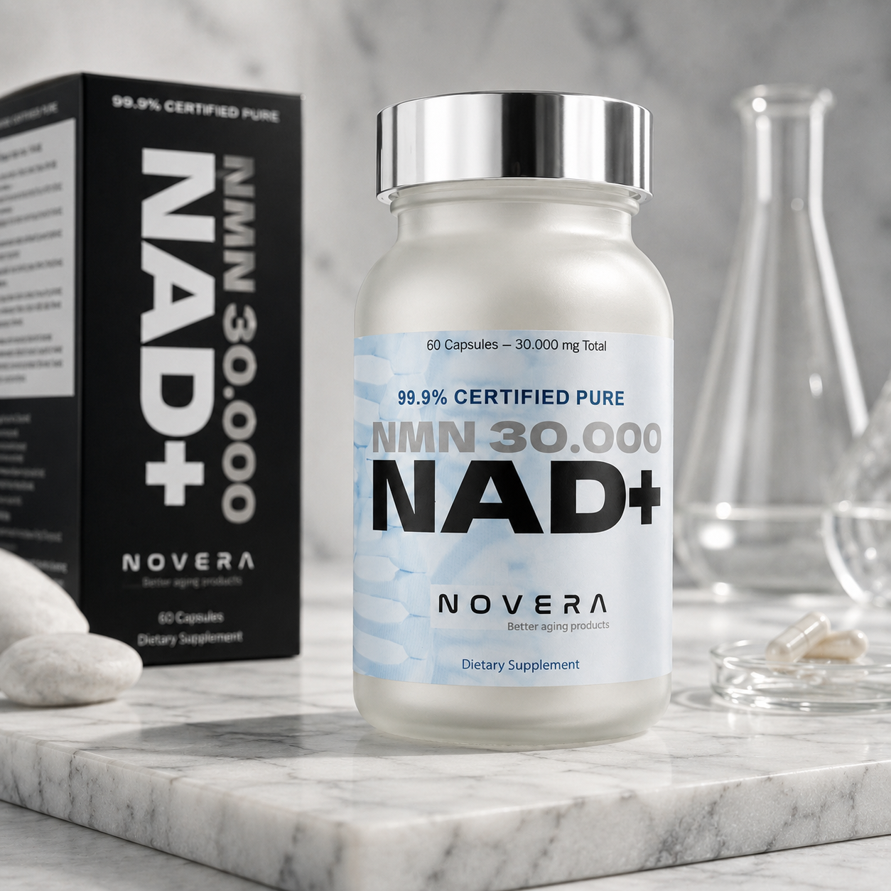NMN Supplement 1000 mg | 99.9% Pure BONTAC® β-NMN | Made in Japan