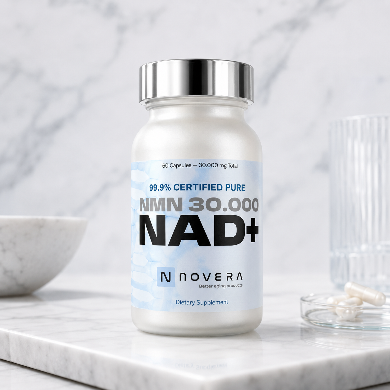 NMN Supplement 1000 mg | 99.9% Pure BONTAC® β-NMN | Made in Japan